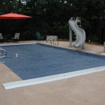 in-ground pool and patio furniture